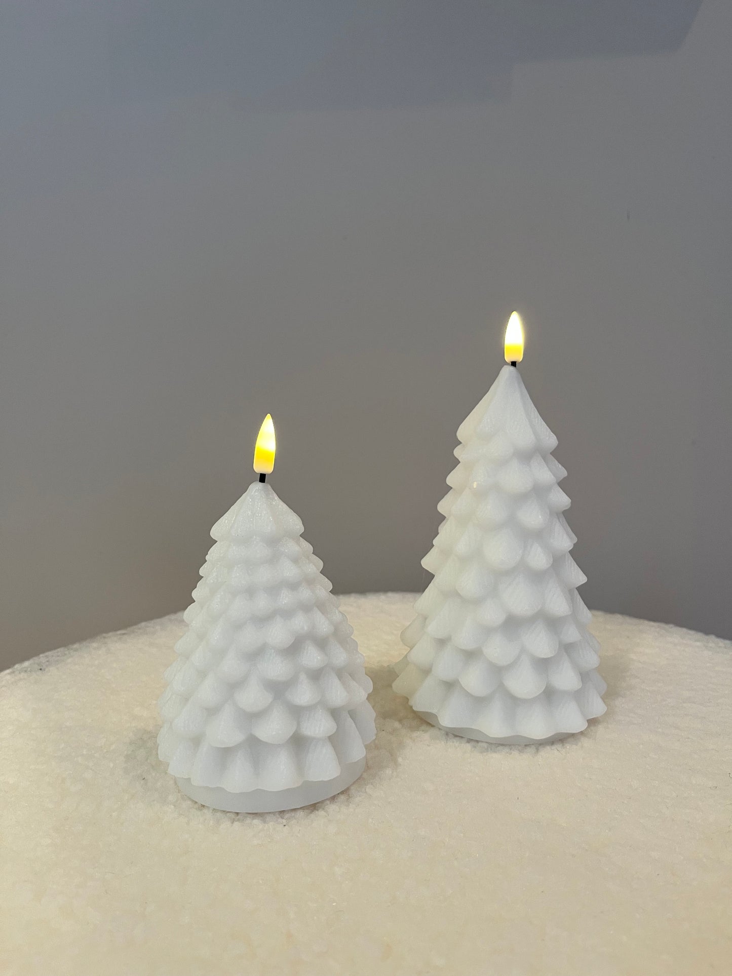 Deluxe juletre LED 11 cm, hvit