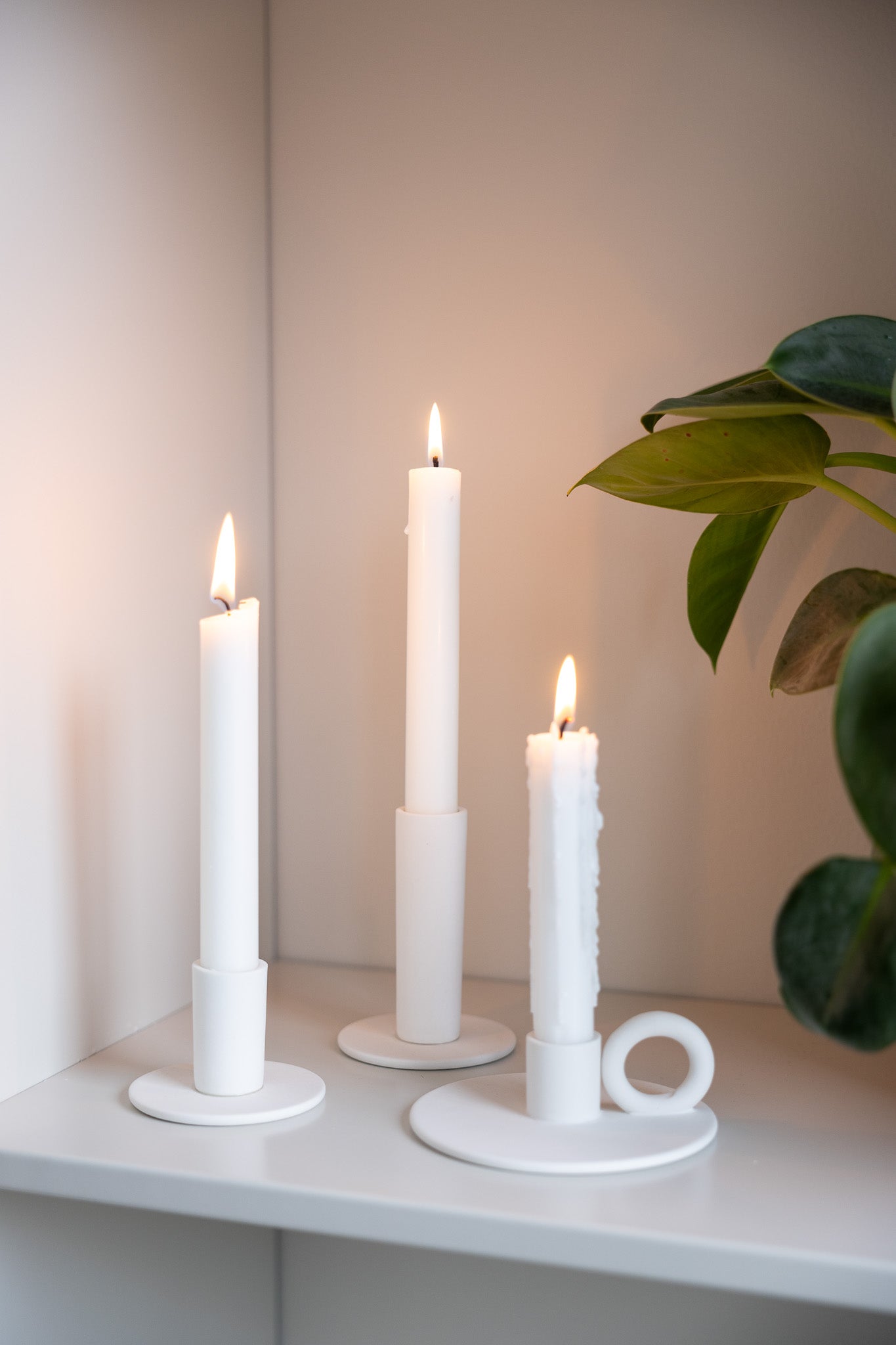 Ektorp Lysestake liten, hvit