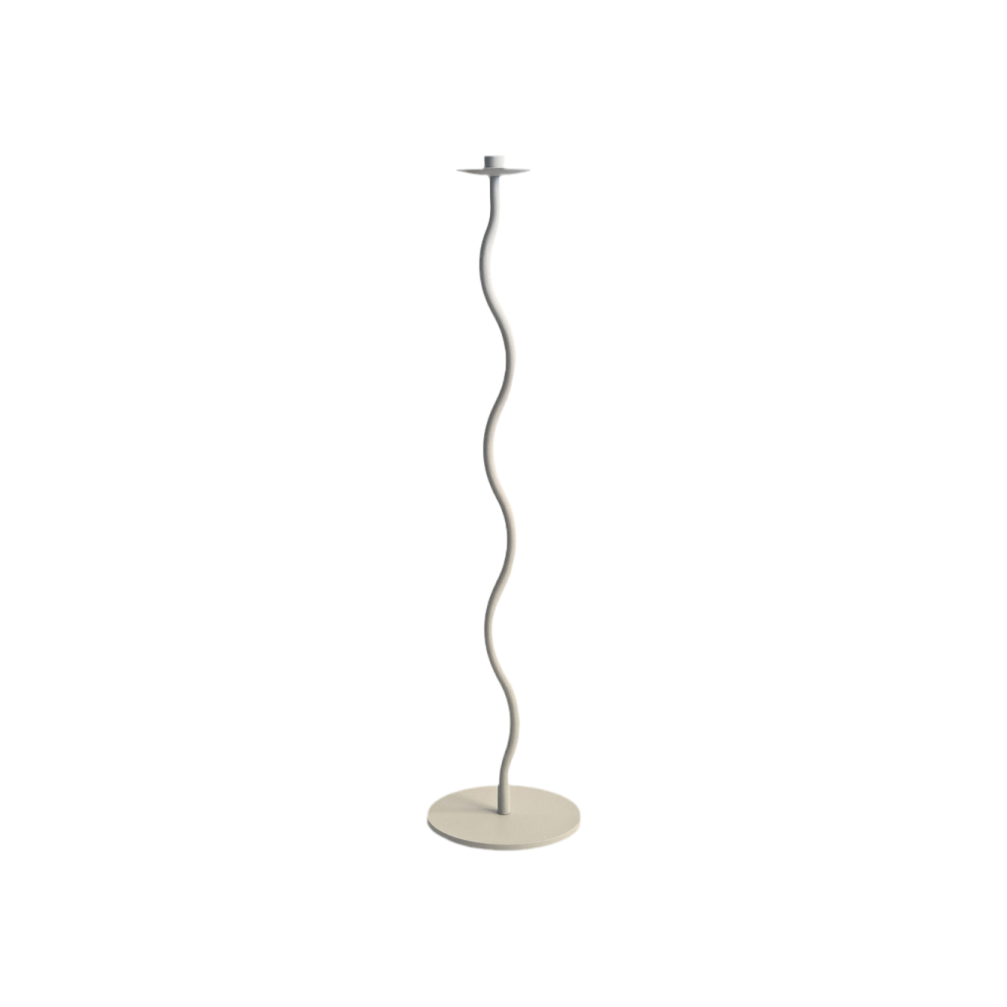 Curved Candleholder 85 cm, sand