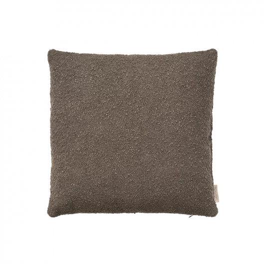 Boucle Putetrekk, Espresso 50x50 cm