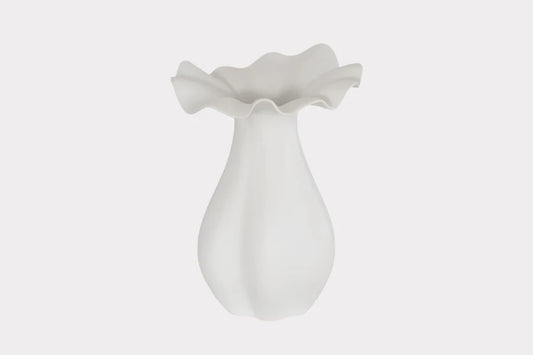 Nellie Vase, stor, hvit